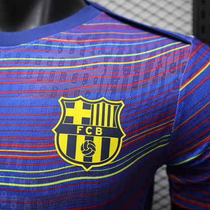 Maillot FC Barcelone échauffement 25/26