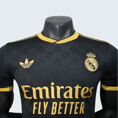 Maillot Real Madrid concept Or Noir